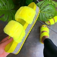 Fabiurt papucs Női Női Női Divat Alkalmi platformok papucs csúszik cipő, sárga