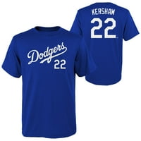 Los Angeles Dodgers fiúk 8- Játékos Tee-Kershaw 9K3B7MBV M10 12