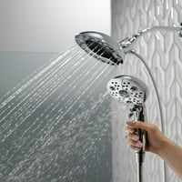 Delta 5-Spray kézi zuhany és zuhanyfej kombináció króm 58480-PK-ban