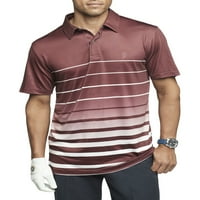 Férfi golf ombre csíkos póló