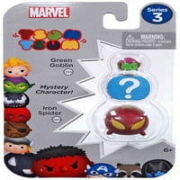 Marvel Tsum Tsum Sorozat Zöld Goblin & Vas Pók Mini Figurák, Csomag