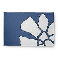 Egyszerűen Daisy 4 '6' kék sziromvonalak tavaszi zsenile beltéri szabadtéri szőnyeg
