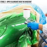 Kanári sárga prémium Gallon készlet alacsony VOC uretán BASECOAT autó automatikus festékkészlet
