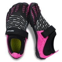 Hiitave lányok vízcipő gyerekek nem csúszás nélküli mezítláb zokni cipő tengerparti medence úszáshoz túrázás fekete