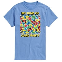 - My Kind of Card Party-Férfi Rövid ujjú grafikus póló
