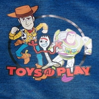 Toy Story kisgyermek fiú pulóver kapucnis pulóver és szalagos kocogó ruhakészlet, 2 darab