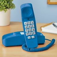 Arany sas GO-5303BL Trimstyle vezetékes telefon-Kék