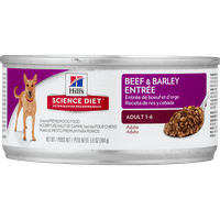 A Hill's Science Diet Premium kutyaeledel felnőtt - marhahús és árpa enni, 5. oz