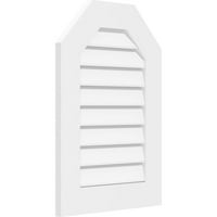 20 W 24 H nyolcszögletű felső felületre szerelhető PVC Gable Vent: Funkcionális, W 3-1 2 W 1 P Standard keret