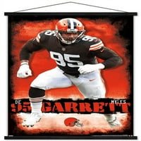 Cleveland Browns-Myles Garrett Fali Poszter, 14.725 22.375