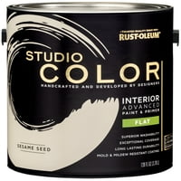 Rozsdás-oleum stúdió színű szezámmag, belső festék + alapozó, lapos kivitel, 2 csomag