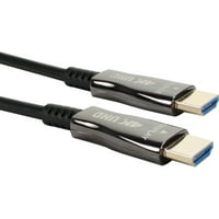 25 méteres Aktív HDMI UltraHD 4K 60Hz 18Gbps Ethernet nagysebességű kábellel, Fekete