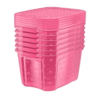 Bella Storage Quart Trendi Pink Polka Dot műanyag reteszelő fedélfülkék 6