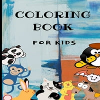 Festőkönyv gyerekeknek: Aranyos, egyszerű színező oldalak gyerekeknek. Csomagolva különféle hűvös állatok, hogy a gyerekek