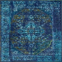 Nuloom Reiko Vintage Perzsa Runner szőnyeg, 2 '6 6', kék