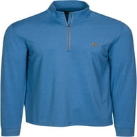 Tourney férfi kötött negyed Zip Mock Performance Golf Pullover