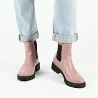 Journee Collection Womens Kenova Tru Comfort Foam széles szélességű kerek lábujjblokk sarok chelsea csizmák