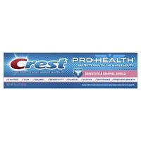 Crest Pro-Health Sensitive és zománc Shield fogkrém, 4. oz