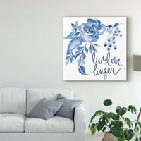 Védjegy Szépművészet 'Delft Delight i' Canvas Art készítette: Kristy Rice