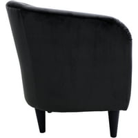 Mainstays mikroszálas kád ékezetes szék, fekete