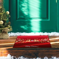 Clearance Karácsonyi Levél Ajtó Szőnyeg Konyha Szőnyeg Hálószoba Nappali Belső Otthoni Szőnyeg Szőnyeg